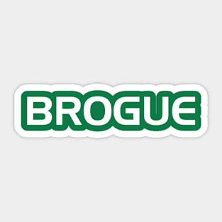 Irish Brogue Shirt Sticker